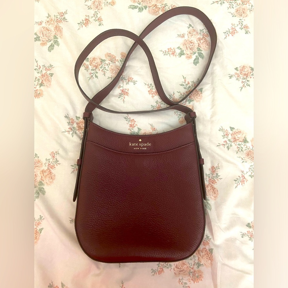 KATE SPADE DARK RED CROSSBODY BAG - Picture 2 of 6